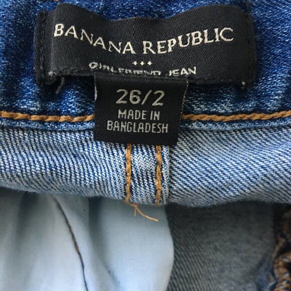 Banana Republic Women's Girlfriend Straight Leg Jeans Size 26 - Picture 9 of 10